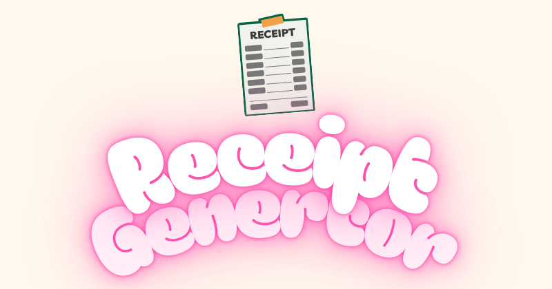 Free Receipt Generator